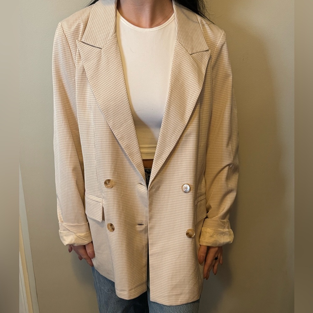 Princess Polly  Kendall Jacket (beige multi)